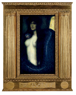 Gemälde / Öl auf Leinwand (um 1912) von Franz von Stuck [1863 - 1928]Höhe x Breite 88x52 cmInventar-Nr.: 11403Person: Franz von Stuck [1863 - 1928], Deutscher Maler, Grafiker, BildhauerSystematik: Personen / Künstler / Stuck / Werke